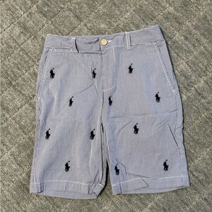 Polo by Ralph Lauren Men's Navy Embroidered Shorts